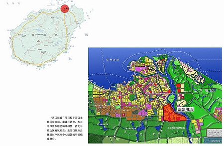 滨江新城区位分析图